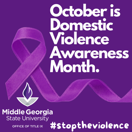 Office of Title IX - October is Domestic Violence Awareness Month graphic